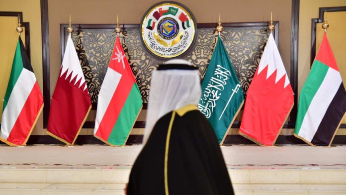 UAE, Egypt, Jordan, and Bahrain Flags