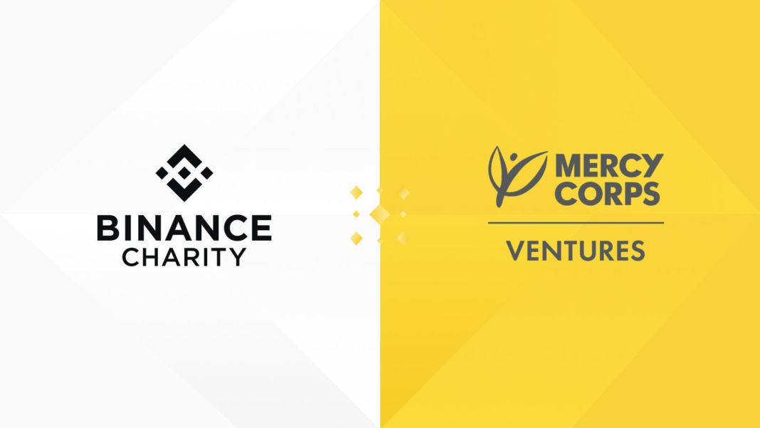 Binance Charity and Mercy Corps Ventures have partnered